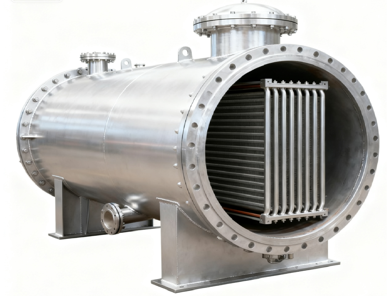 High Efficiency Custom Shell and Tube Heat Exchanger for Industrial Applications