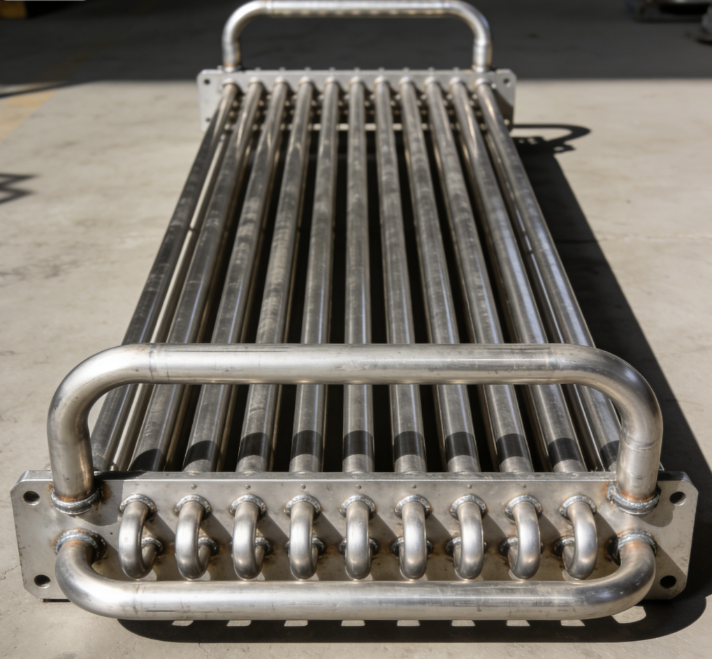 U Tube Fixed Tube Heat Exchanger for Fireplace